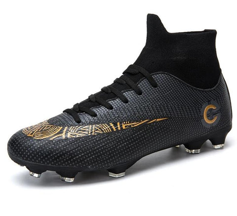 Ankle Sole Spike High Crampon Football Boots - shoebagsarea